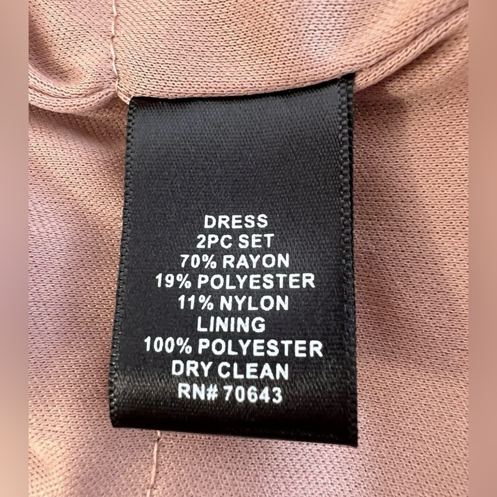 Jessica Howard 2 Piece Set Dress Jacket‎ Women's Size 8 Pink - Picture 16 of 16